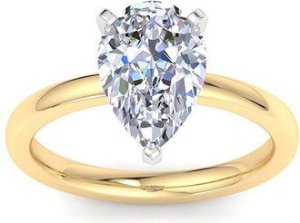 SuperJeweler Superjeweler 14K 3.00 Ct. Tw. Lab-Grown Diamond Ring