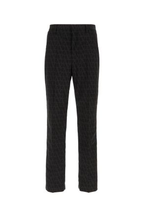Valentino Garavani Monogram Print Rechte Pantalon