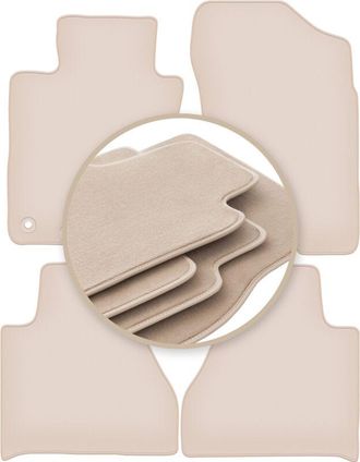 OEM Alfombrillas Premium Beige Para: Toyota Hilux Viii Pickup 2015