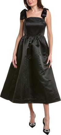 English Factory Bow Pointed Midi Dress