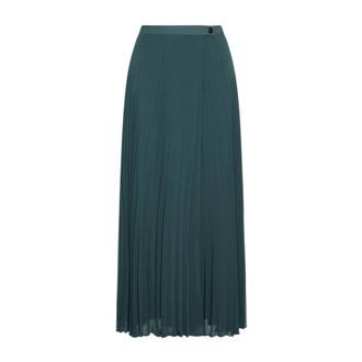 Marella Gonna midi plissettata - - Skirts - Donna - Verde - M