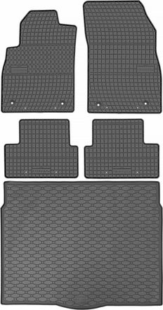 OEM Juego De Alfombrillas De Goma Para Coche Y Maletero Para Opel Astra Iv J Hatchback (2010-2016)