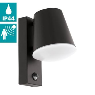 Eglo Caldiero Exterior Wall Light with Sensor- Anthracite | TJ Hughes