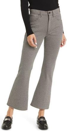 Rag & Bone Casey Geo Pattern Crop Flare Pants in Black Geo at Nordstrom Rack, Size 8