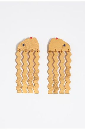 Bimba & Lola Matte Silhouette Earrings in Gold at Nordstrom