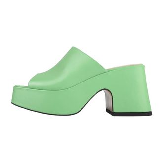 L37 Mujer, Zapatos, Verde, Talla: 35 EU
