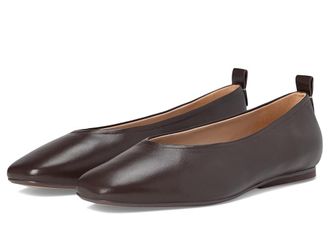 Naturalizer 27 EDIT Carla Womens Flat Shoes Espresso Leather : 11 W (C)