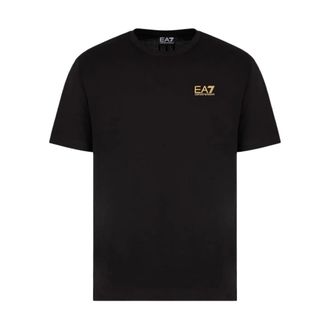 Emporio Armani T-Shirts, male, Black, Size: XL EA7 T-Shirt