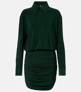 Norma Kamali Gathered minidress