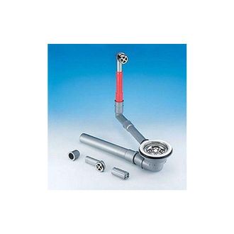 Lira piletta basket bassa salva spazio universale con troppo pieno tondo per lavelli