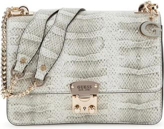 Guess Convertible Crossbody Tas Deesa - Dames - Schoudertassen - Beige - ONE Size - Tassen