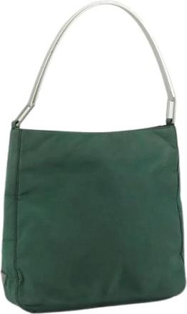 Prada Pre-owned Shoulder Bags, female, Green, Size: ONE SIZE Pre-owned Vintage shoulder bag