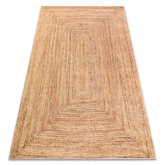 RugsX Alfombra Lavable Andre 1017 Trenza, Antideslizante - Beige Beige 160x220 Cm