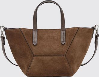 Brunello Cucinelli Borsa BC Duo in camoscio
