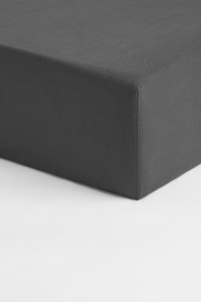 H&M Spannbettlaken aus Baumwolle - Anthrazit