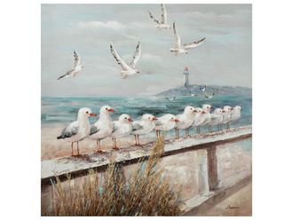 Schubiger M&ouml;bel Bild Zaun mit M&ouml;wen