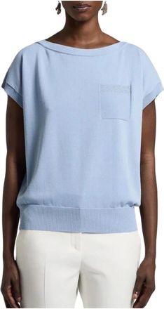 PESERICO Donna, Maglie, Blu, S, new