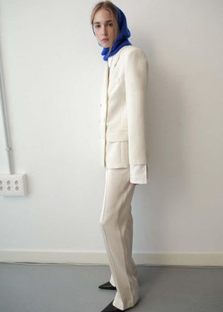 Mango Passamontagna maglia lana cashmere blu - Donna - Taglia unica - MANGO