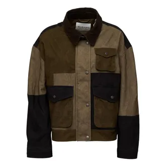 Isabel Marant Tweekleurige Katoenen Denim Jas - Dames - Jassen - Veelkleurig - Maat: 2XS Katoen