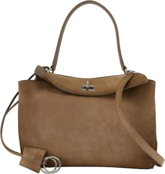 Balenciaga Tassen, Dames, Bruin, ONE Size, Leer, Rodeo Crossbody