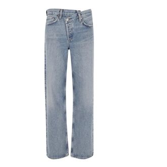A Gold E Dames, Jeans, Blauw, Maat: W24