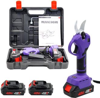 OEM Tijeras De Podar El&eacute;ctricas Inal&aacute;mbricas, Tijeras De Podar El&eacute;ctricas, Tijeras De Podar El&eacute;ctricas Con Pantalla Y 2 Bater&iacute;as De 2.0 Ah Para Podar, Jar