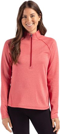 Cutter & Buck Peshastin Fleece Recycled Womens Half Zip Pullover