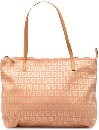 Fendi Pre-owned Fendi Small Zucchino Canvas Tote Ladies TNZBWURUUZ318OYZ
