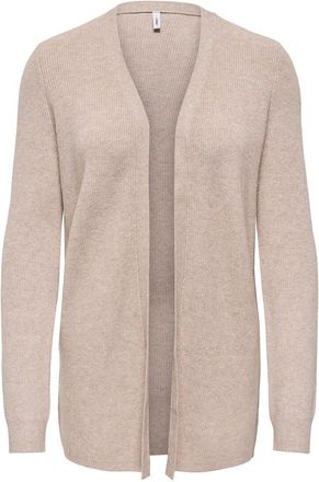 Only Halflang vest met lange mouwen