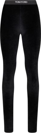 Tom Ford High-Rise Subtle Logo Leggings