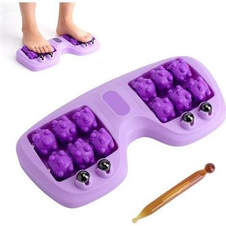 OEM Rullo Massaggiante Per Piedi Con Penna Massaggiante, Doppio Rullo Massaggiante Portatile Per Piedi, Rullo Massaggiante Per Piedi, Dispositivo Per Mass
