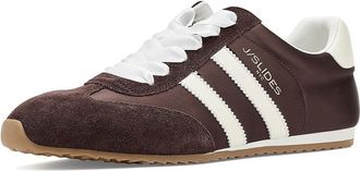 J/Slides Peggy Womens Shoes Brown/White : 9.5 M, Suede/Synthetic