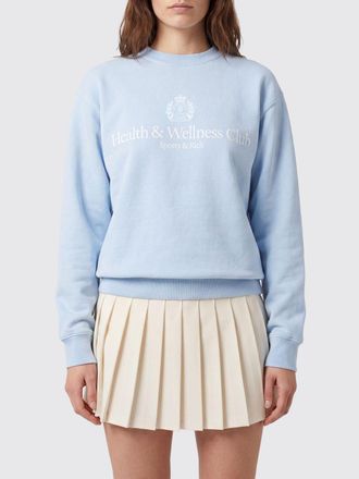 Sporty & Rich Felpa Donna colore Azzurro