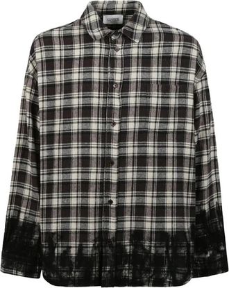 Laneus Casual Shirts - Heren - Casual Overhemden - Zwart - XS - Overhemden