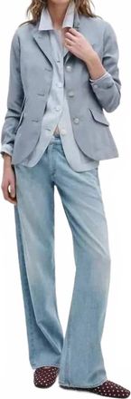 Rag & Bone Cam Relaxed Straight Leg Jean In Moon