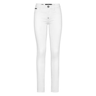 Philipp Plein Dames, Jeans, Wit, Maat: W27 Katoen