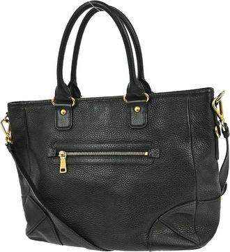 Prada Pre-owned Handbags, female, Black, Size: ONE SIZE Pre-owned Vintage Leather Handbag