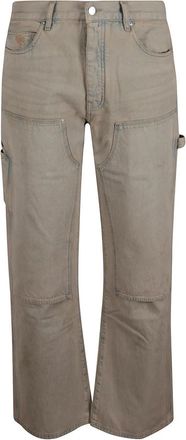 Amiri Carpenter Jean - Heren - Regular Fit Jeans - Beige - W32 - Katoen - Jeans