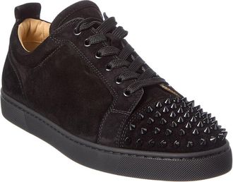 Christian Louboutin Louis Junior Spikes Suede Sneaker