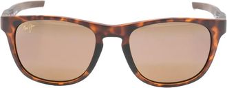 Maui Jim Occhiali da sole Melemele squadrati - Marrone