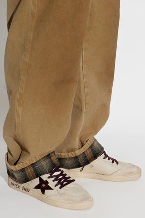 Golden Goose Ball Star Sports Shoes, Mens, Beige