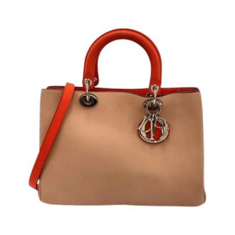 Dior Pre-owned Handbags, female, Multicolor, Size: ONE SIZE Pre-owned Diorissimo Leather Bag