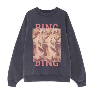 Anine Bing Mujer, Sudaderas, Negro, Talla: XS