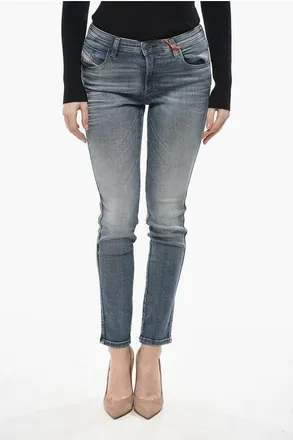 Diesel Skinny-Fit Jeans 2015 BABHILA Mid Rise 14cm L32 size 32