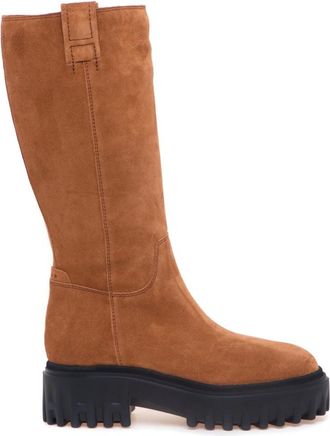 Hogan Schoenen, Dames, Bruin, 39 EU, Leer, H700 Boot