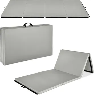 Best Choice Products 10ftx4ftx2in Folding Gymnastics Mat 4-Panel Exercise Workout Floor Mats w/ Handles