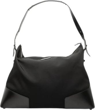 Gucci Pre-owned Nylon Schoudertas - Dames - Vintage Schoudertas - Zwart - ONE Size - Nylon - Vintage