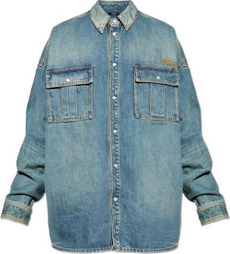 Balmain Hombre, Camisas, Azul, Talla: M