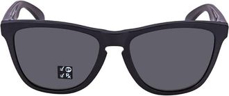 Oakley Frogskins Prizm Black Polarized Square Unisex Sunglasses OO9013 9013F7 55