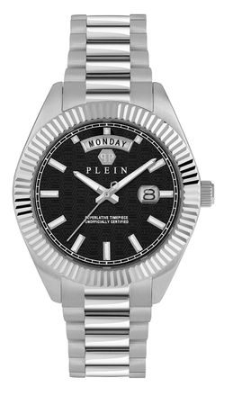 Philipp Plein Date Superlative Gent Mens Silver Watch PWPNA0824 Stainless Steel (archived) - One Size